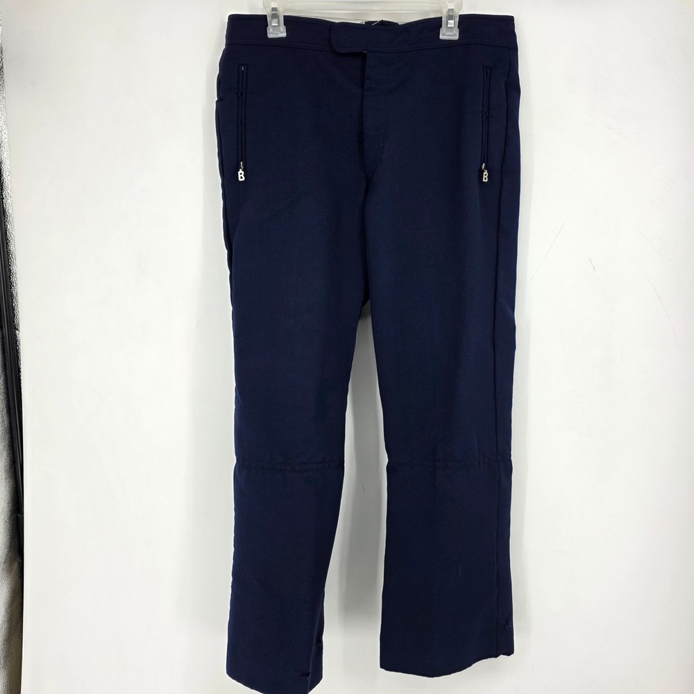 Vintage Bogner Snow Pants Mens 38 Wool Nylon Blend USA Casual Blue‎ Outdoors